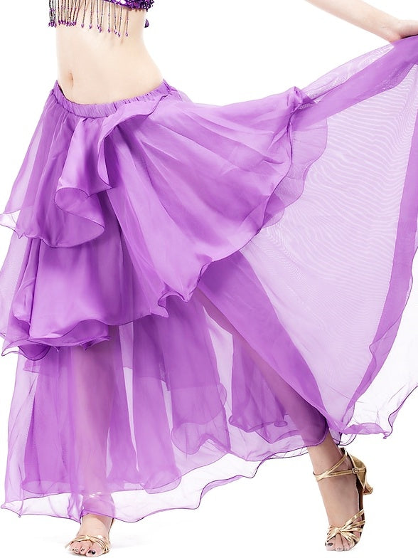 Jupe de Danse Du Ventre à Volants pour Femme