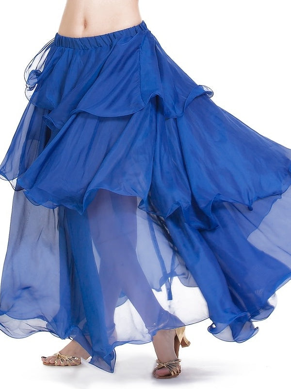 Jupe de Danse Du Ventre à Volants pour Femme