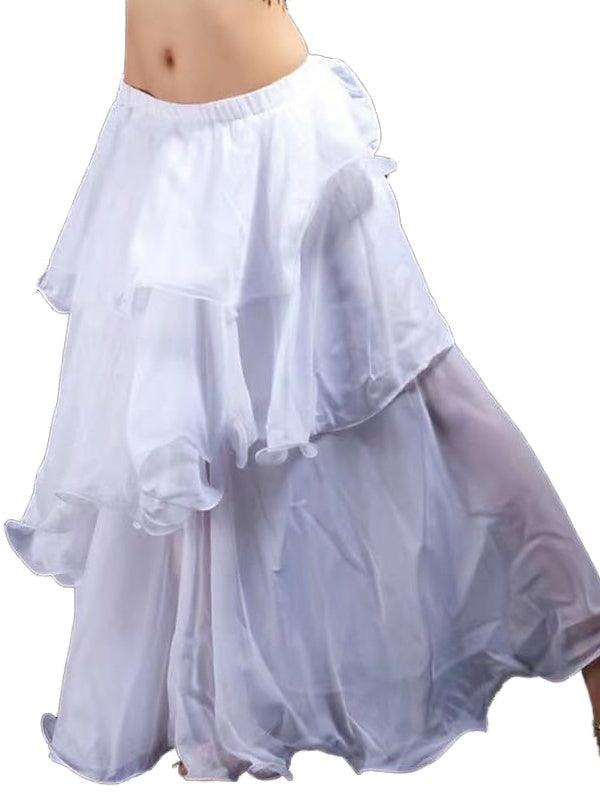 Jupe de Danse Du Ventre à Volants pour Femme