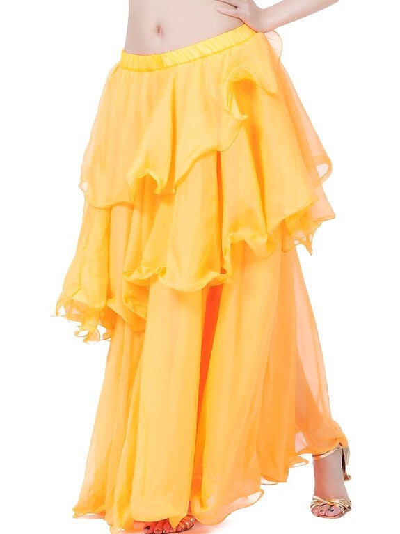 Jupe de Danse Du Ventre à Volants pour Femme