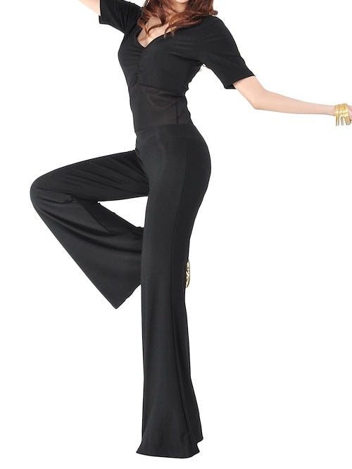 Haut à Manches Courtes de Danse Du Ventre à Volants pour Femme