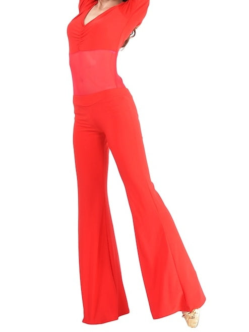 Haut à Manches Courtes de Danse Du Ventre à Volants pour Femme