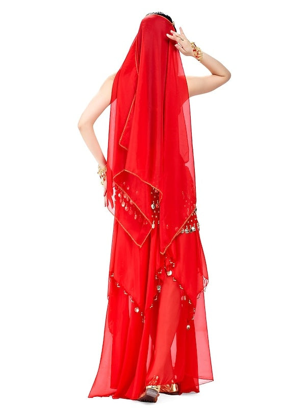 Haut de Danse Du Ventre avec Perles et Paillettes pour Femme