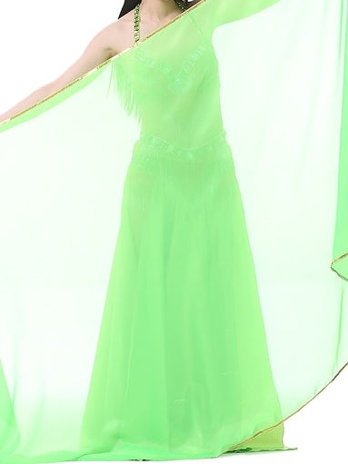 Accessoires de Danse Du Ventre Voile Foulard à Main Foulard en Mousseline de Soie pour Femme Accessoires D'Entraînement Multicolores