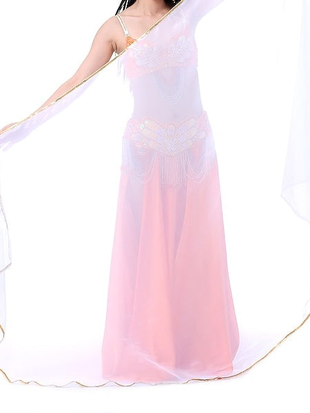 Accessoires de Danse Du Ventre Voile Foulard à Main Foulard en Mousseline de Soie pour Femme Accessoires D'Entraînement Multicolores