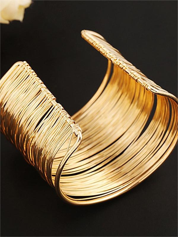 Accessoires de Danse Du Ventre Bracelets Creux Épissage de Couleur Pure Performance pour Femmes