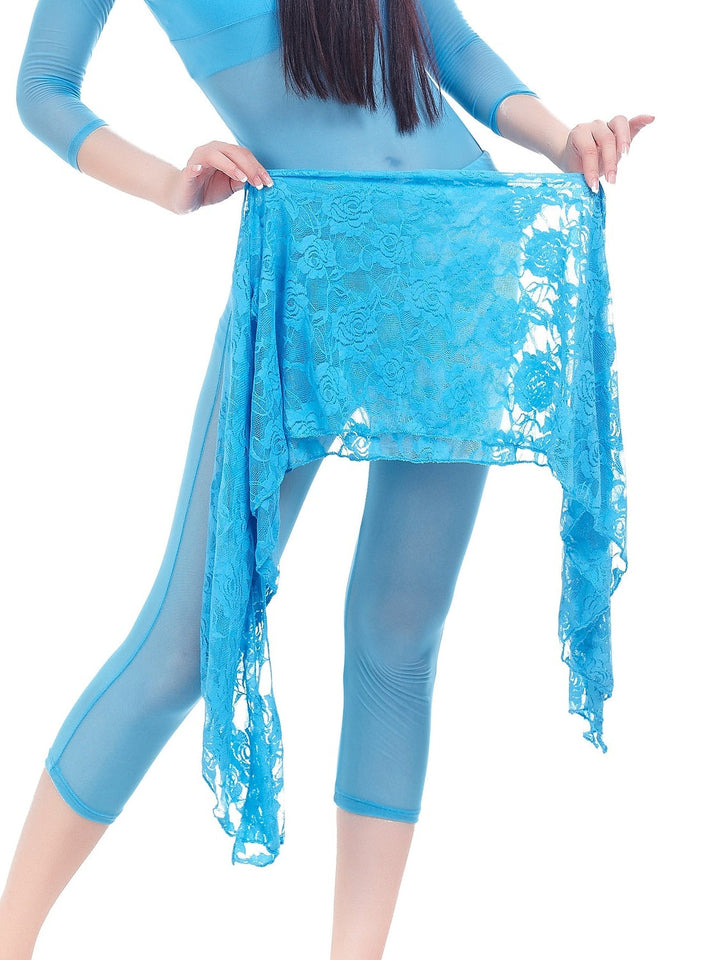 Foulard de Danse Du Ventre en Dentelle pour Femme, en Mousseline de Soie, pour Entraînement