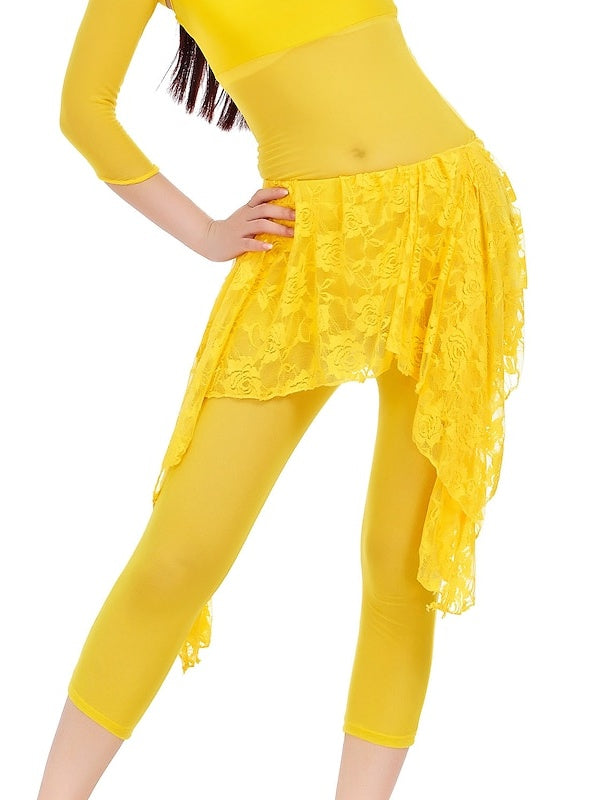 Foulard de Danse Du Ventre en Dentelle pour Femme, en Mousseline de Soie, pour Entraînement