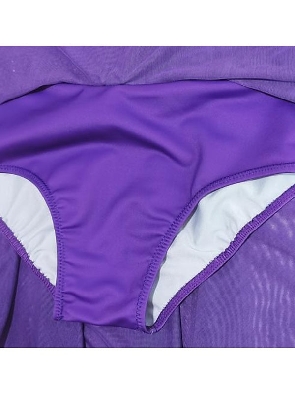 Robe de Patinage Artistique à Manches Longues pour Femmes et Filles