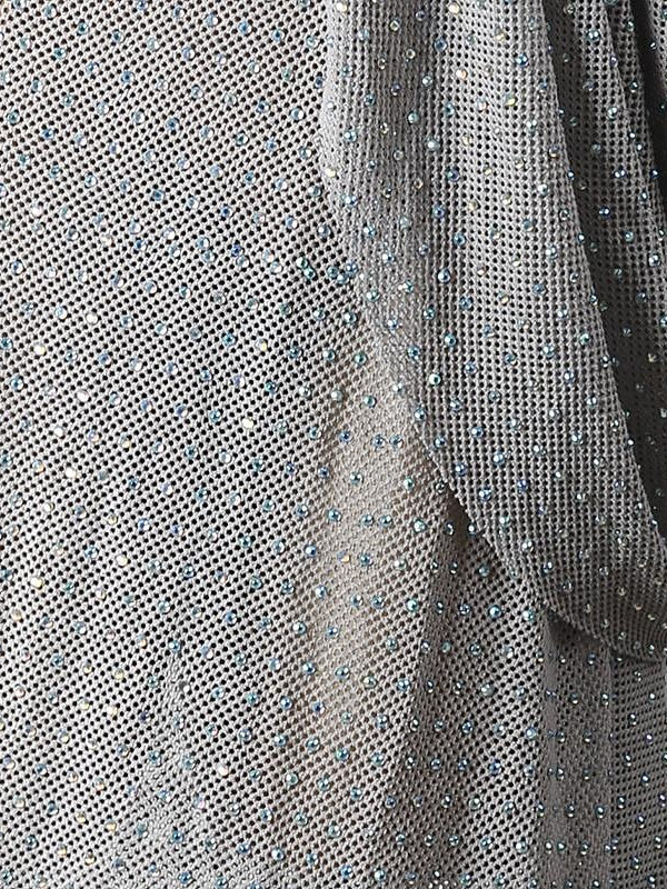 Robe de Danse Latine Cristaux/Strass Performance Femme Sans Manches Spandex