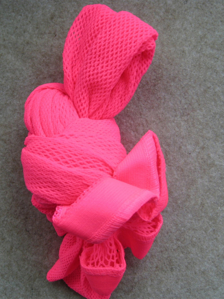 Accessoires de Danse Chaussettes Creuses Couleur Pure Épissage Fête Des Femmes Polyester