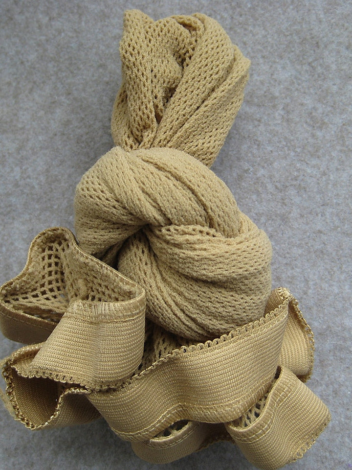 Accessoires de Danse Chaussettes Creuses Couleur Pure Épissage Fête Des Femmes Polyester