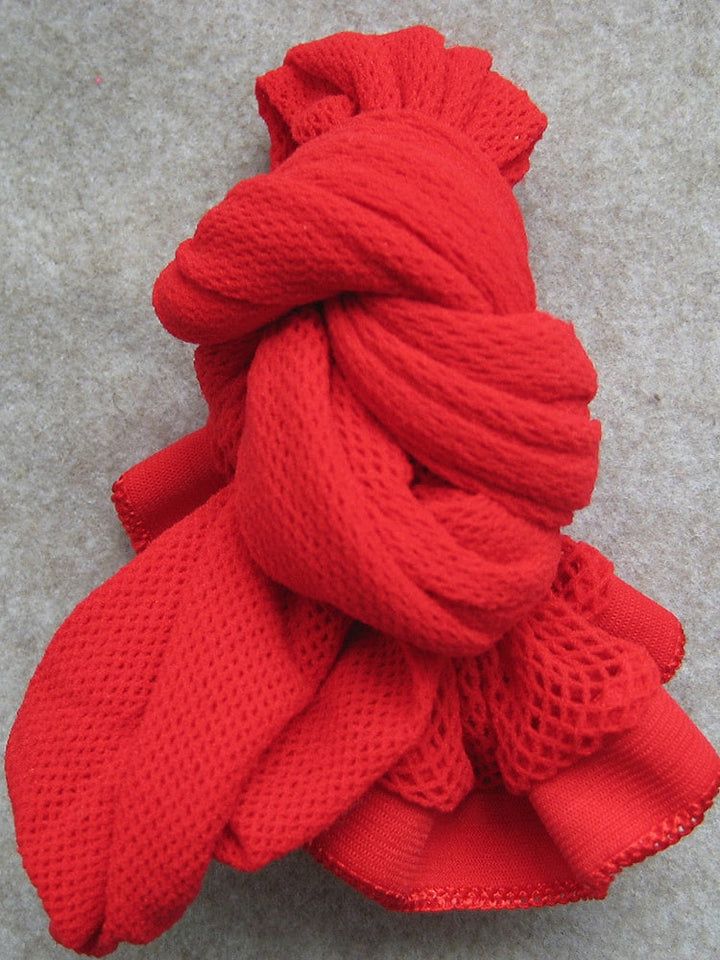 Accessoires de Danse Chaussettes Creuses Couleur Pure Épissage Fête Des Femmes Polyester