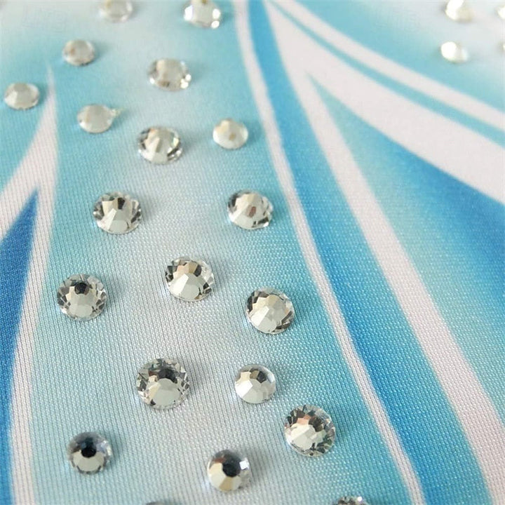 Robe de Patinage Artistique Élégante à Manches Longues pour Femmes et Filles