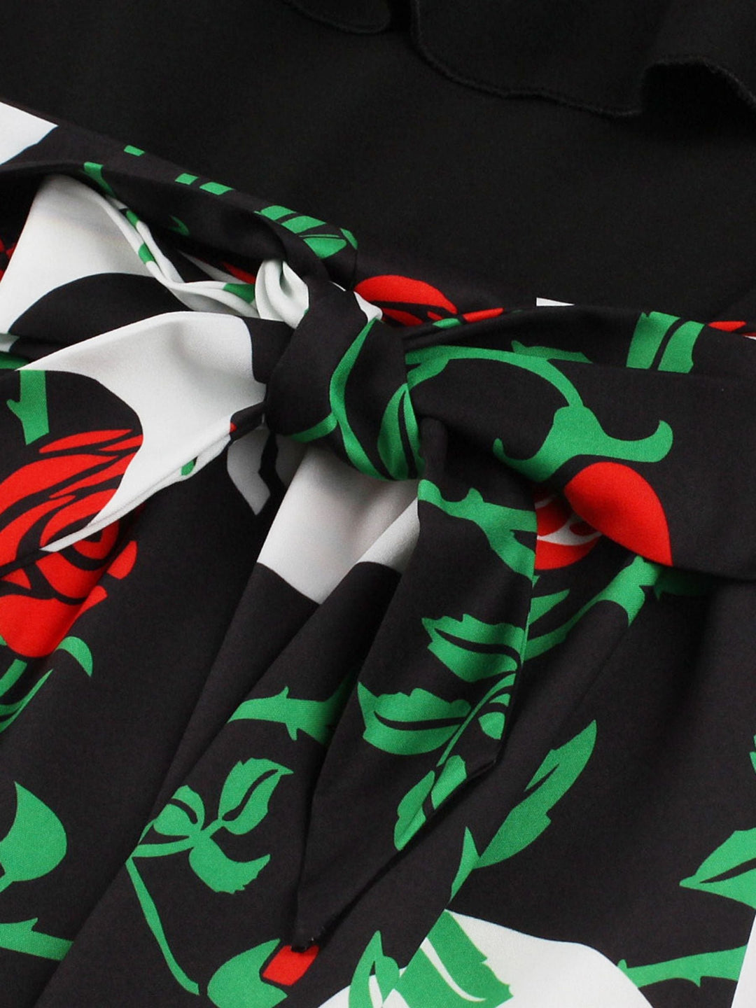 Robe Trapèze/Princesse à Col en V et Manches Longues, Longueur Genou, Imprimés, Costumes de Spectacle D'Halloween