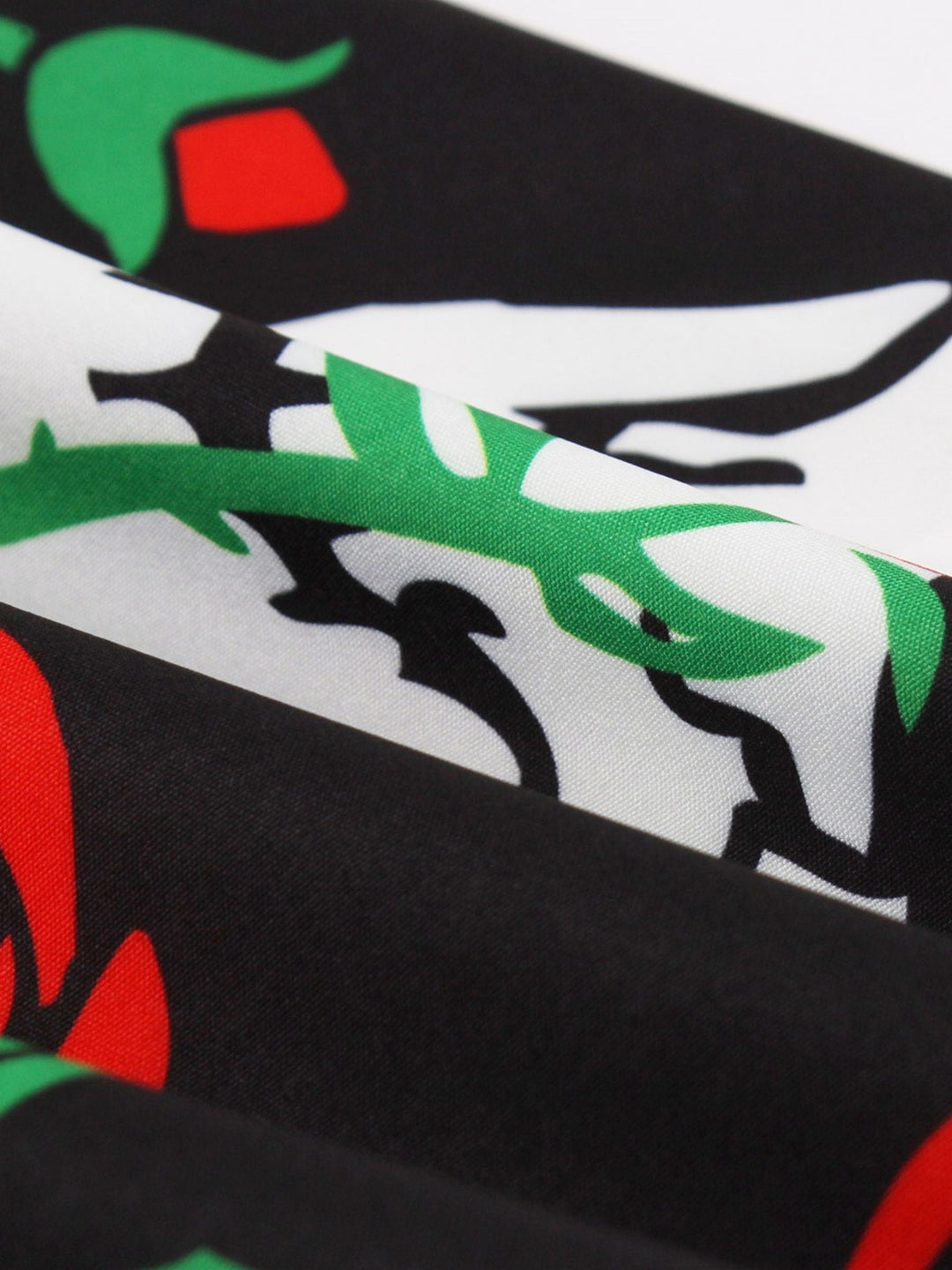 Robe Trapèze/Princesse à Col en V et Manches Longues, Longueur Genou, Imprimés, Costumes de Spectacle D'Halloween