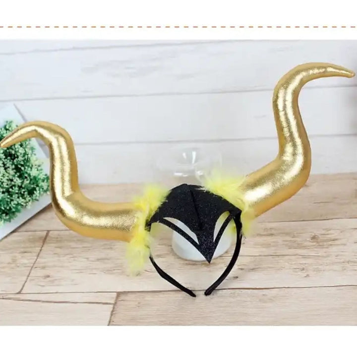 Accessoire de Décoration pour Coiffe de Diable en Forme de Grande Corne D'Halloween