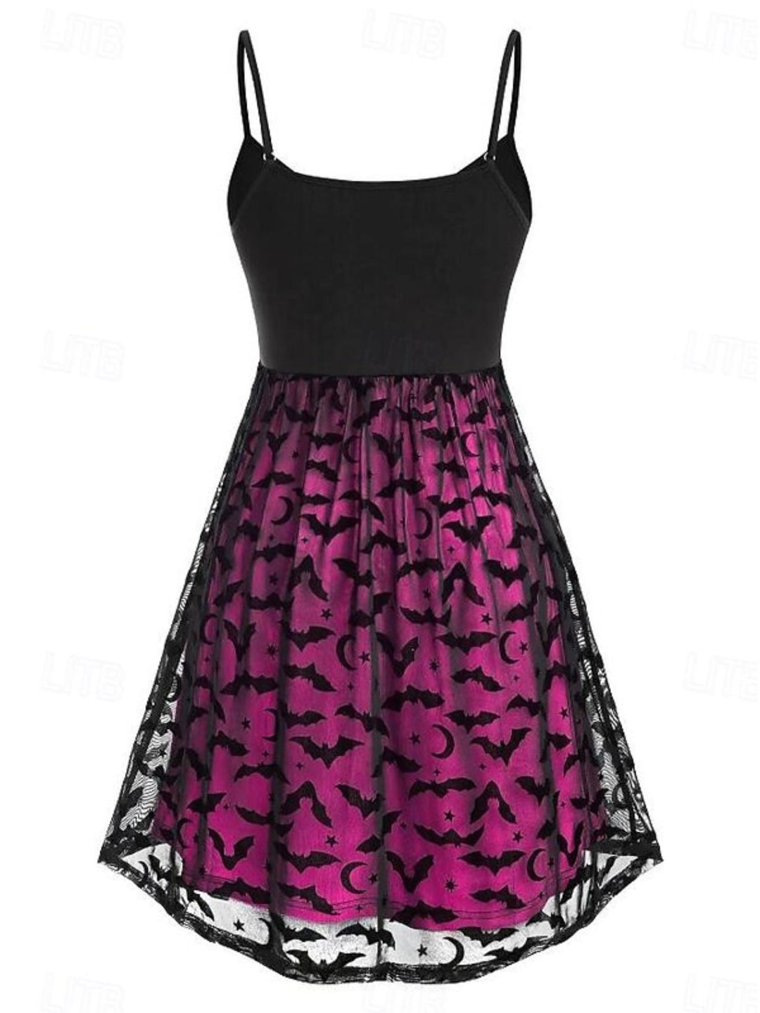 Robe de Soirée Sexy A-Line/Princess à Col en V Sans Manches Au Genou pour Costume de Spectacle D'Halloween