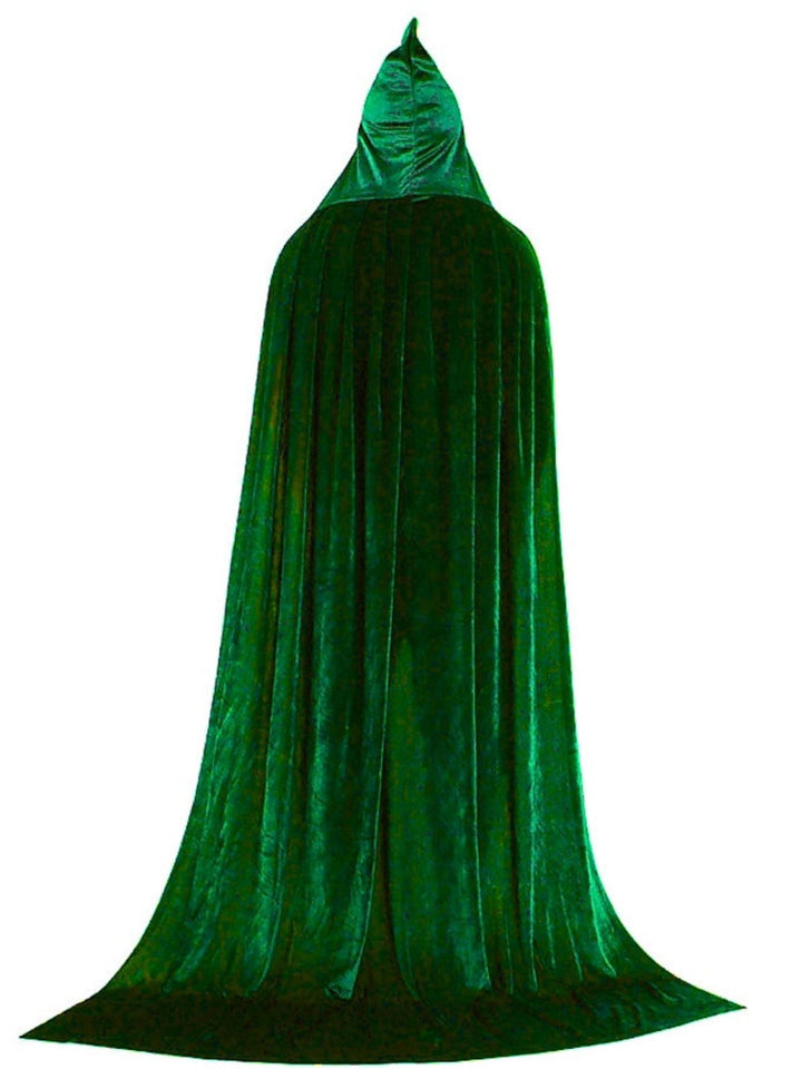 Cape à Capuche de Sorcière D'Halloween pour Déguisement de Mascarade