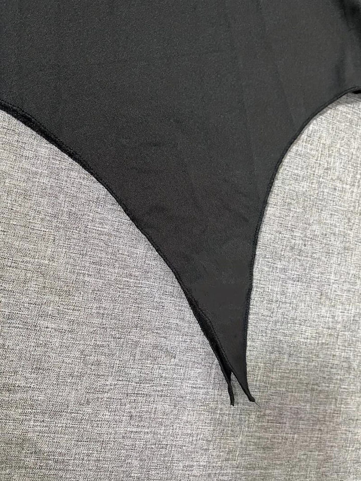 Robe Fourreau/Colonne à Manches Longues Chauve-Souris Longueur Au Sol pour Costume de Sorcière Gothique D'Halloween