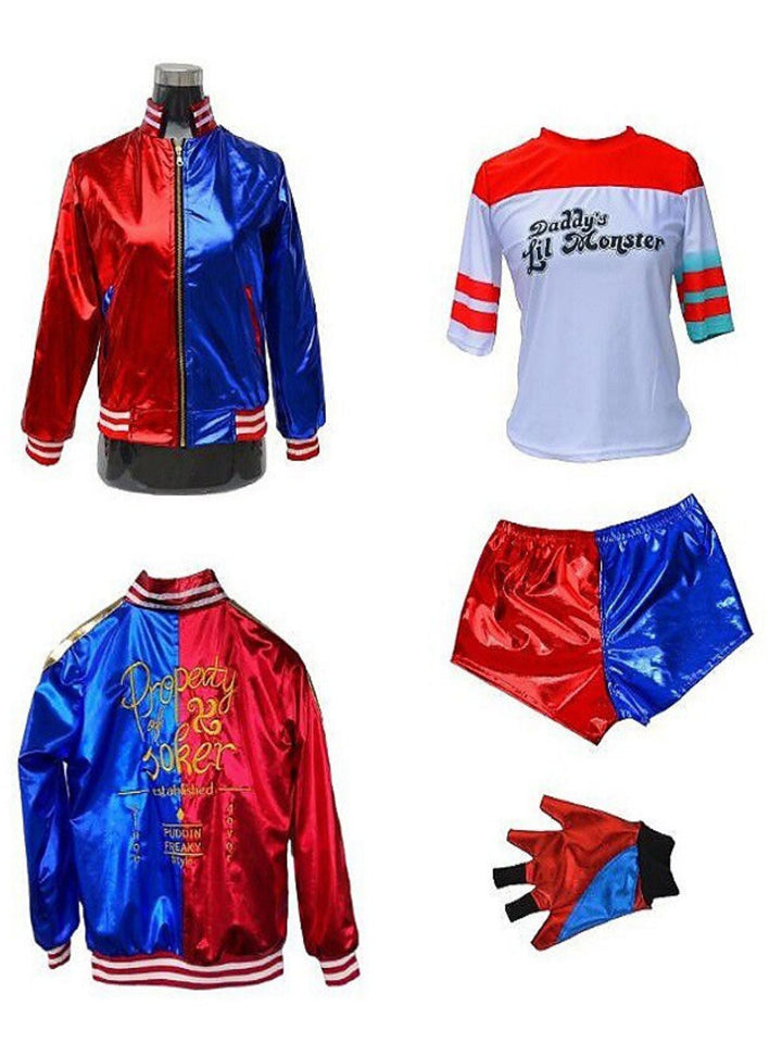 Ensemble de Costumes de Mascarade de Joker D'Halloween de Personnage Classique