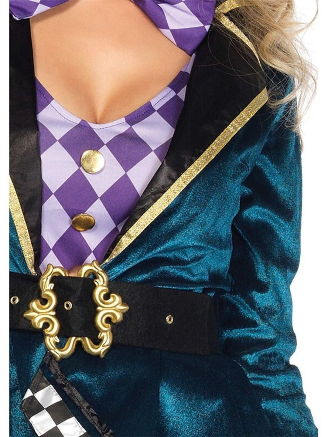 Robe Trapèze/Princesse à Col en V et Manches Longues Asymétrique pour Déguisement de Sorcière Facile à Porter pour Halloween