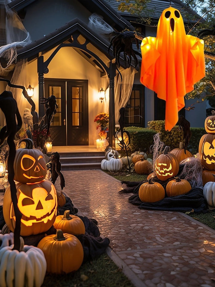 Lumière Décorative D'Ambiance à Suspendre en Forme de Fantôme pour Halloween