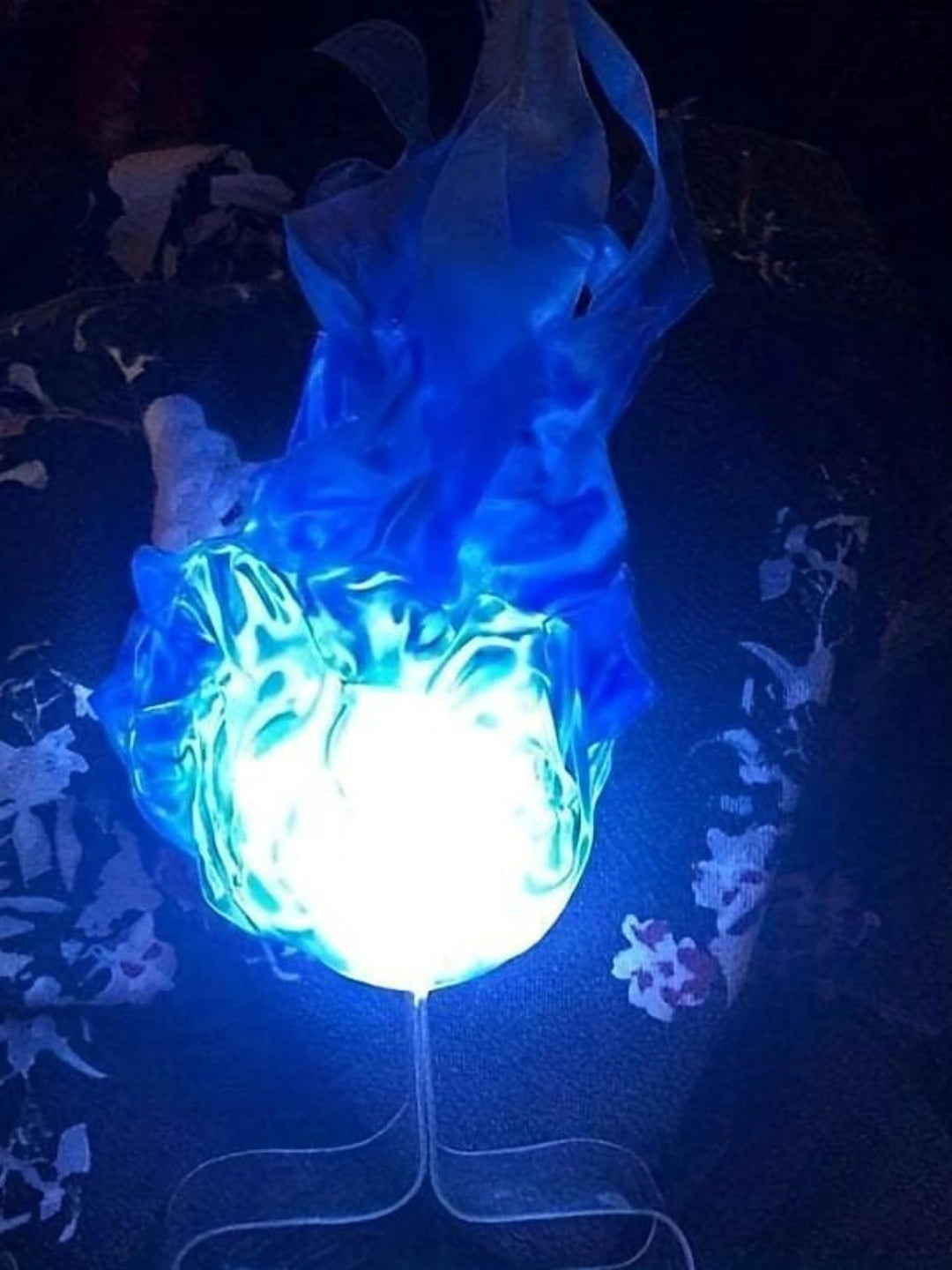 Lumières de Boule de Feu Flottantes pour Fête D'Halloween, Accessoires de Décoration Magique