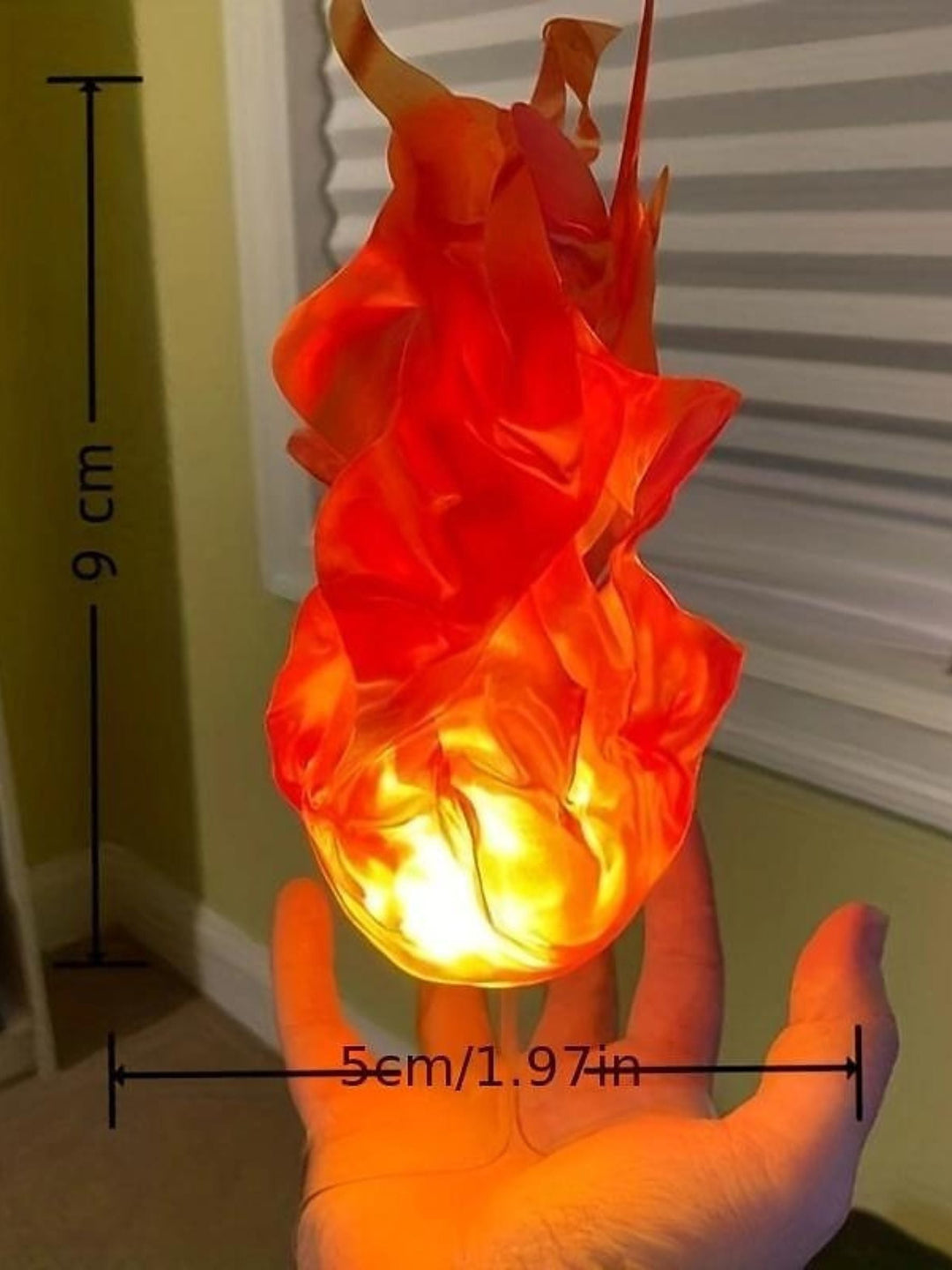Lumières de Boule de Feu Flottantes pour Fête D'Halloween, Accessoires de Décoration Magique