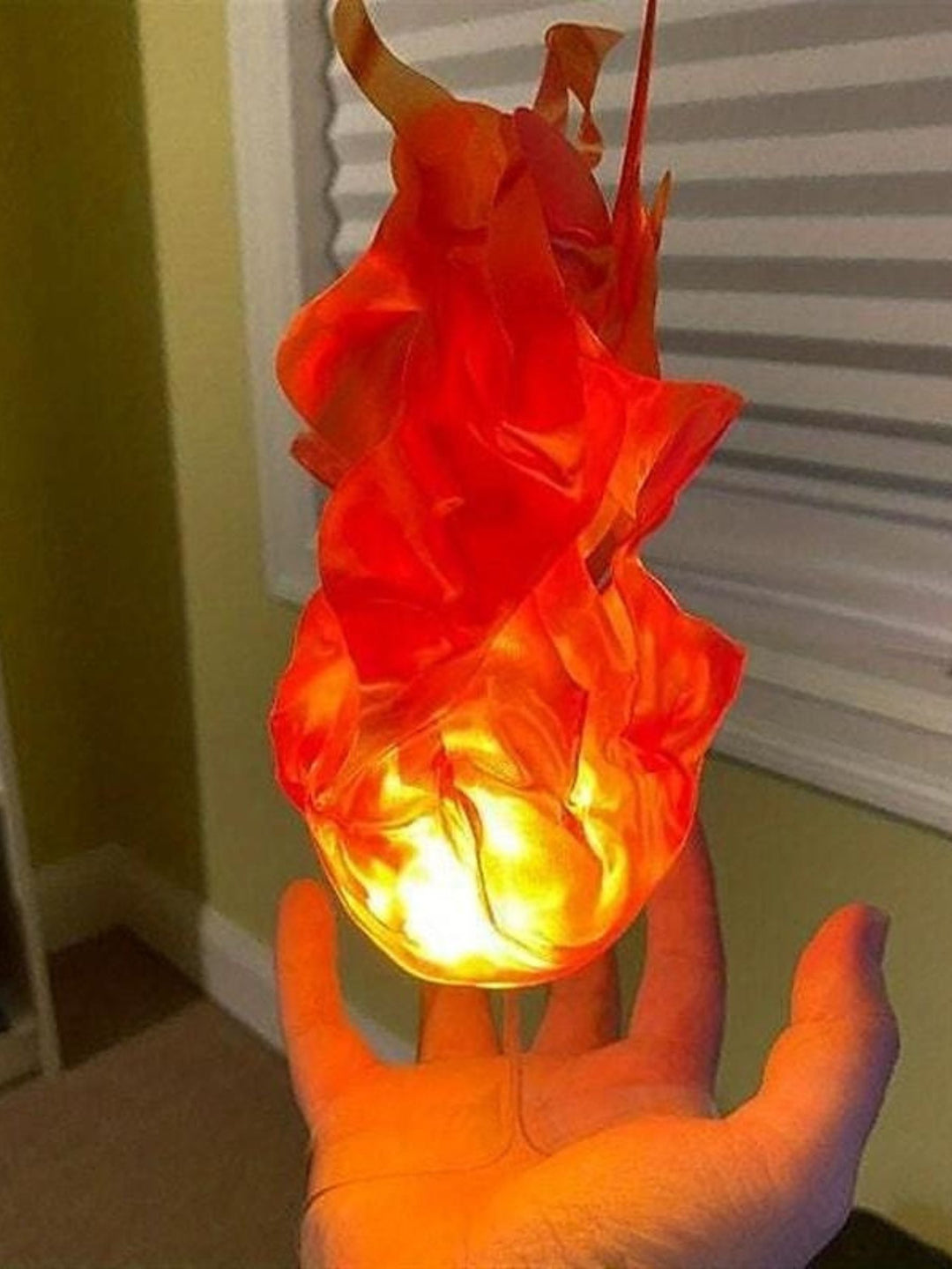 Lumières de Boule de Feu Flottantes pour Fête D'Halloween, Accessoires de Décoration Magique