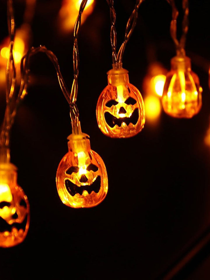 Guirlande Lumineuse D'Ambiance pour Décoration D'Intérieur en Forme de Citrouille D'Halloween