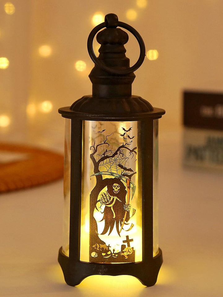 Lumières Éoliennes Créatives Vintage pour Halloween, Accessoires D'Ambiance Décoratifs