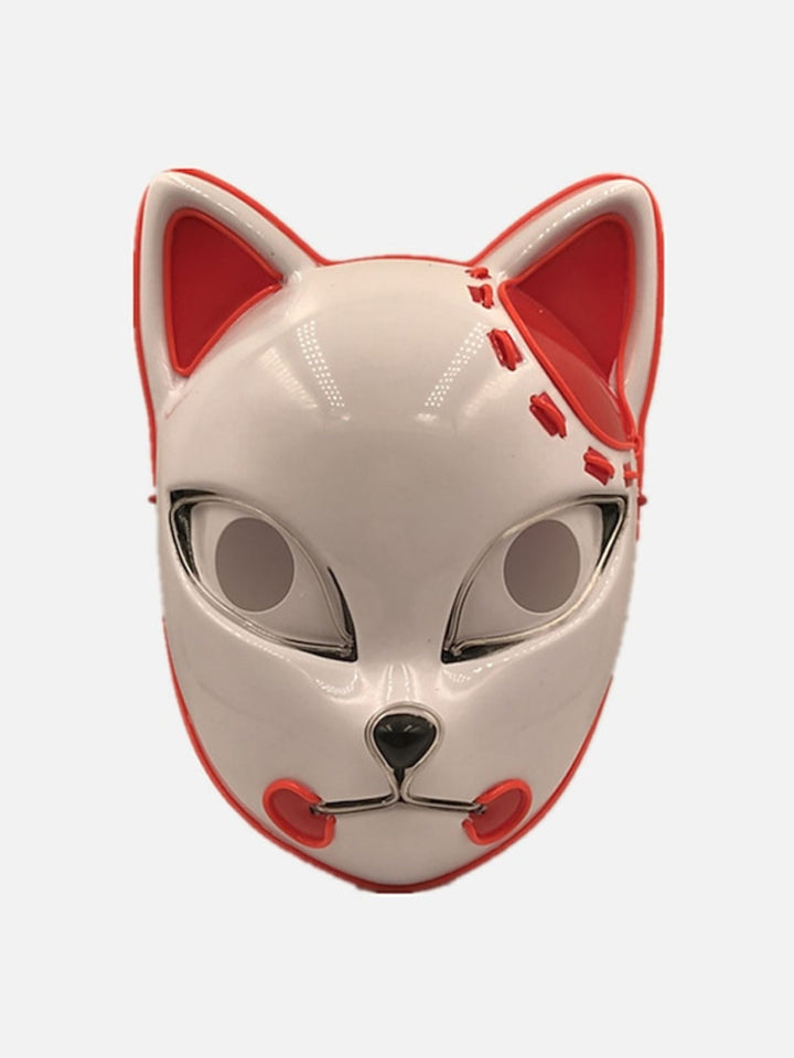 Masque Lumineux Classique D'Halloween pour Cosplay