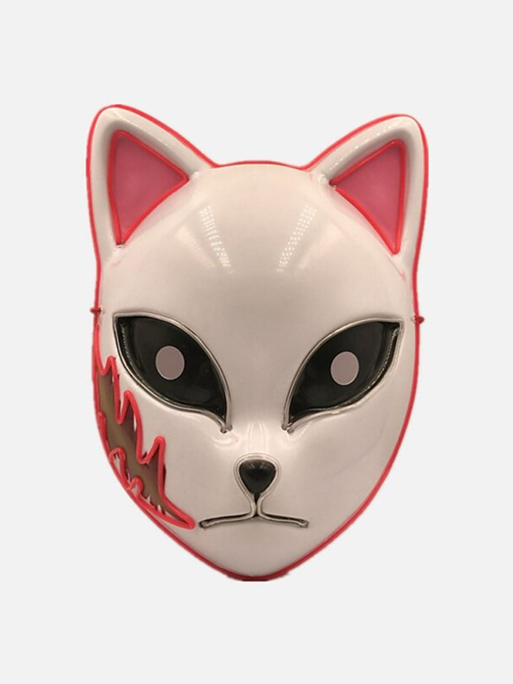 Masque Lumineux Classique D'Halloween pour Cosplay