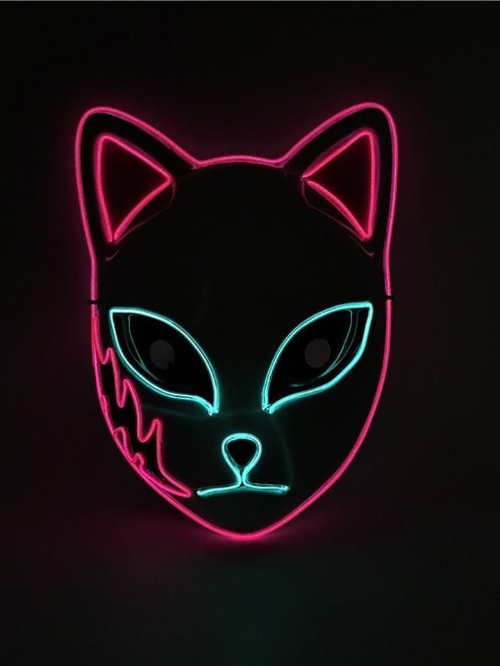Masque Lumineux Classique D'Halloween pour Cosplay