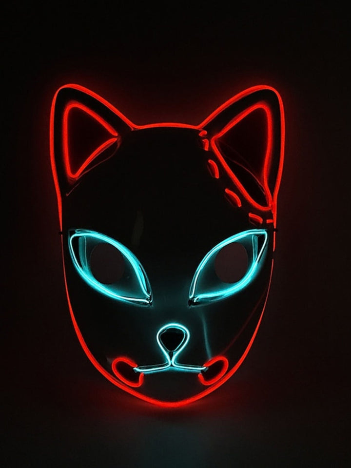 Masque Lumineux Classique D'Halloween pour Cosplay