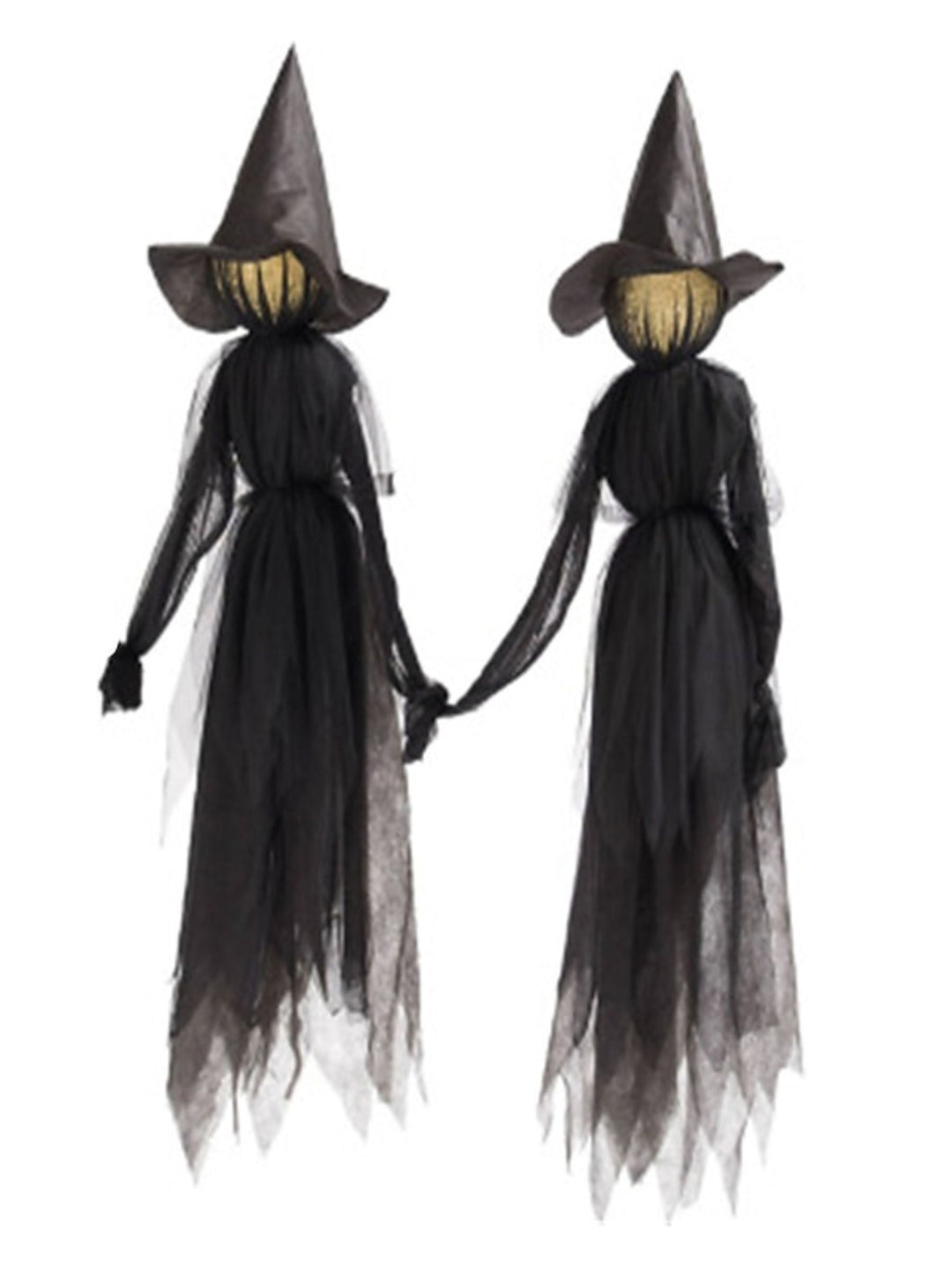 Décoration Suspendue Effrayante à Dégradé Coloré pour Halloween, Sorcière, Fantôme, Commande Vocale