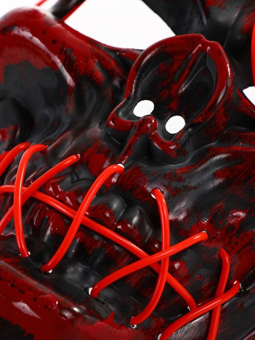 Masque de Déguisement de Pirate avec Tête de Mort et Éclairage led pour Halloween