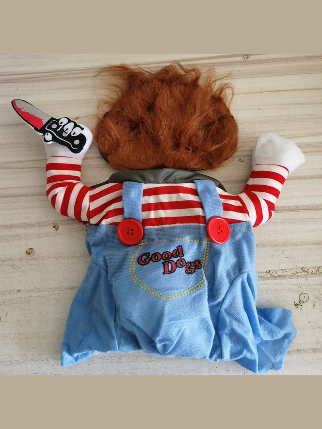 Costume D'Halloween pour Animal de Compagnie, Poupée Mortelle et Mignonne, Chien D'Horreur