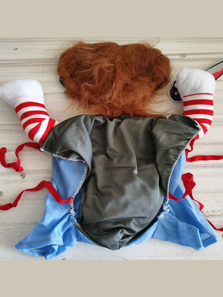 Costume D'Halloween pour Animal de Compagnie, Poupée Mortelle et Mignonne, Chien D'Horreur