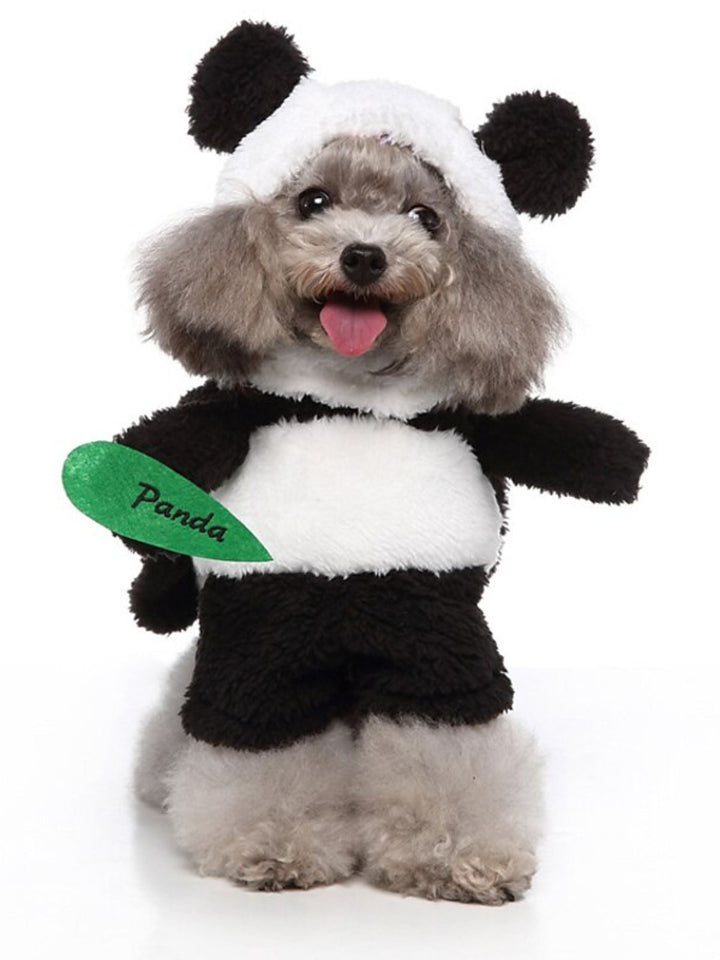 Costume de Panda Mignon pour Chien D'Halloween - Tenue Amusante pour Animal de Compagnie