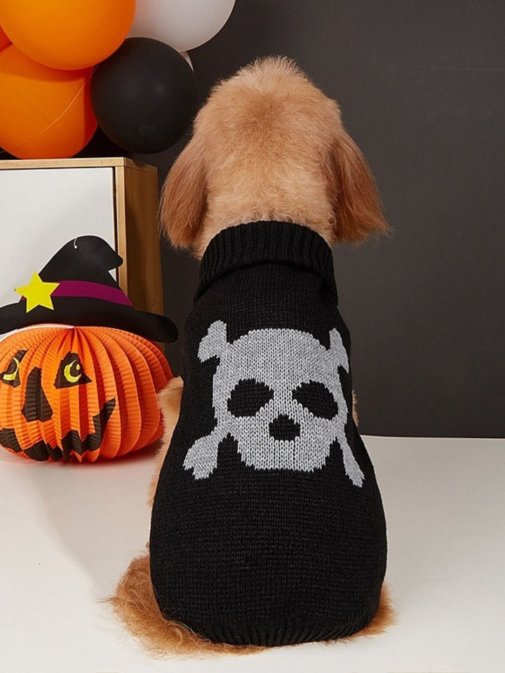 Pull Tricoté Mignon pour Animaux de Compagnie pour Halloween, Costumes Amusants