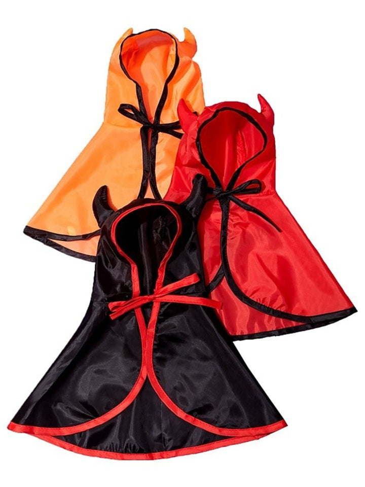 Mini-Manteau de Diable Noir pour Halloween, Décoration pour Animaux de Compagnie