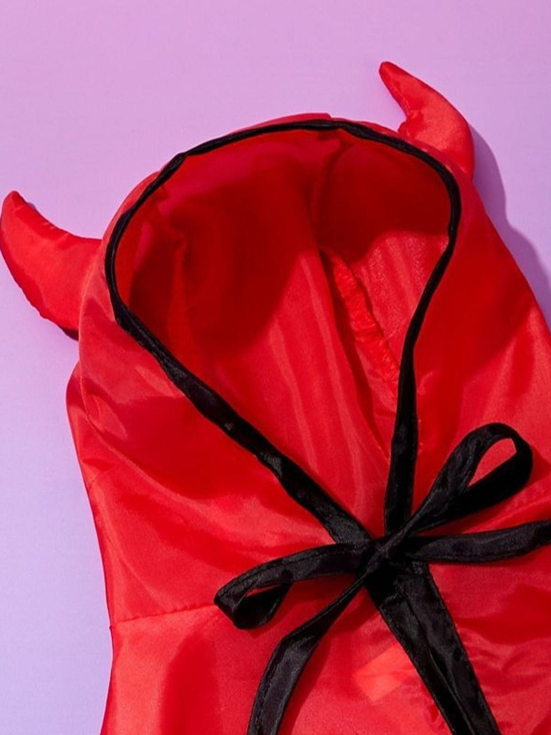 Mini-Manteau de Diable Noir pour Halloween, Décoration pour Animaux de Compagnie