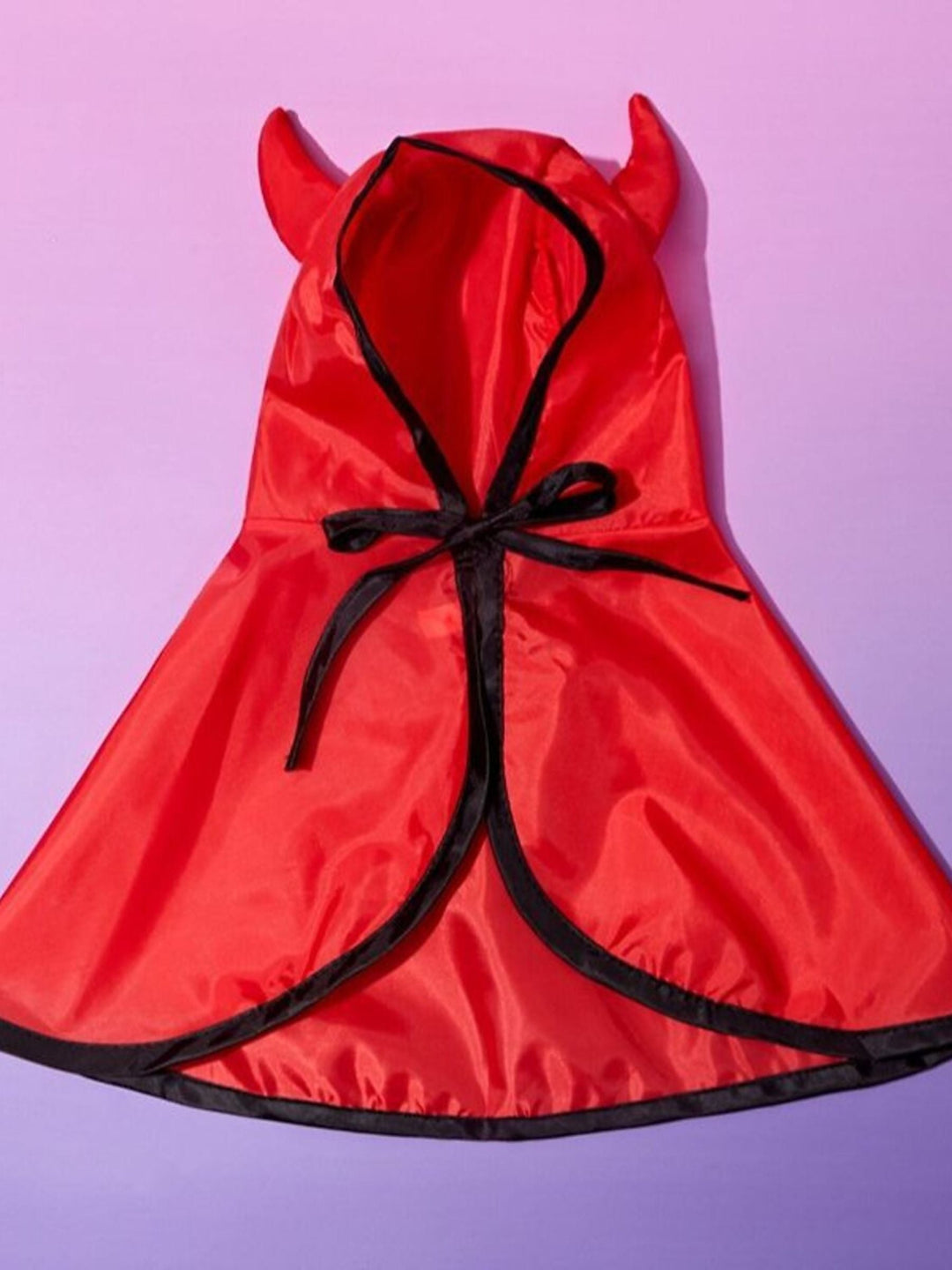 Mini-Manteau de Diable Noir pour Halloween, Décoration pour Animaux de Compagnie