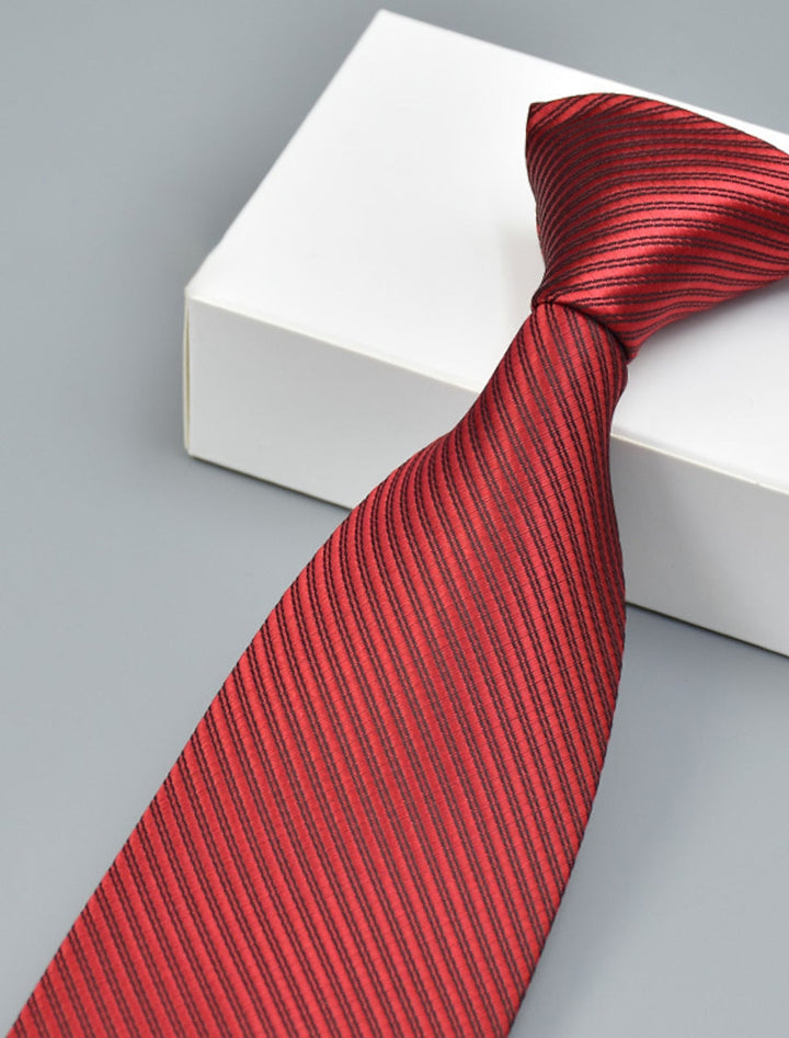 Cravate Classique De Couleur Unie Pour Homme