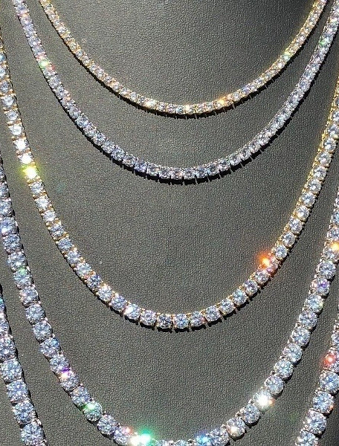 Collier Chaîne Pour Homme Avec Strass