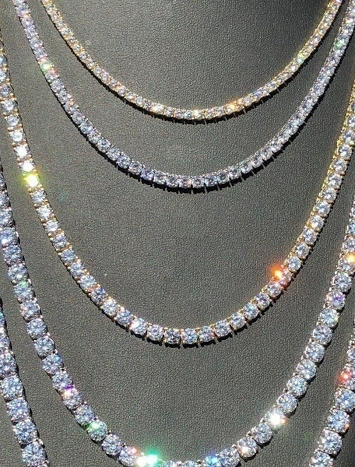 Collier Chaîne Pour Homme Avec Strass