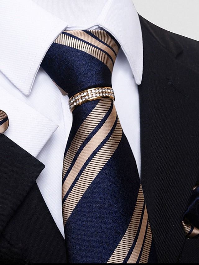 Cravates Basiques Pour Hommes De Couleur Unie Jaune Clair Blanc Rouge Foncé Avec Strass