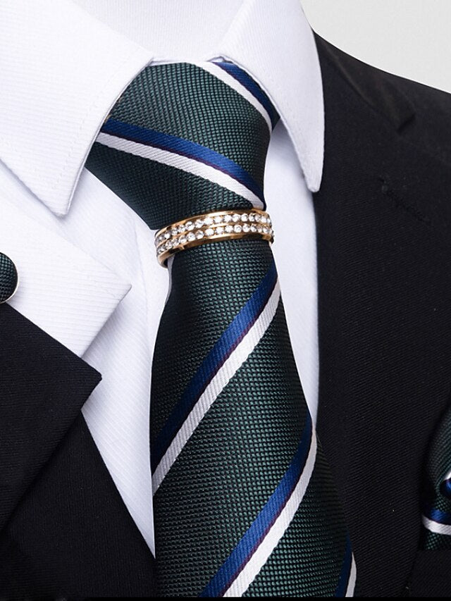 Cravates Basiques Pour Hommes De Couleur Unie Jaune Clair Blanc Rouge Foncé Avec Strass